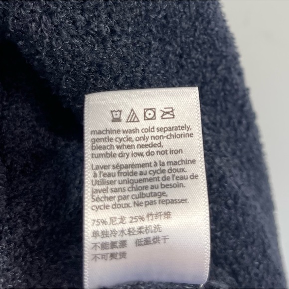 Barefoot Dreams CozyChic Lite Island Wrap Open Front Cardigan Sweater Blue 903 - Picture 13 of 15